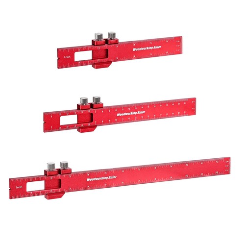 Draxzor 3pcs woodworking ruler - draxzor,