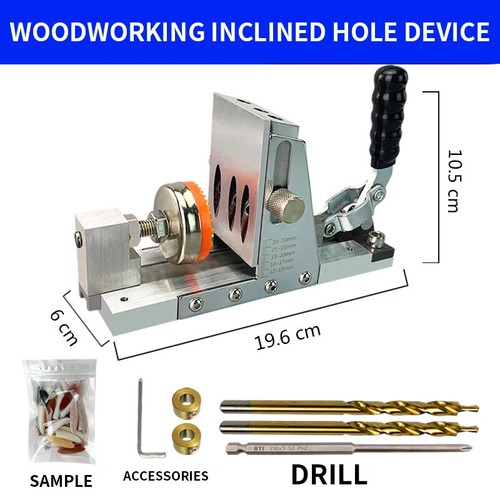 Woodworking oblique hole - woodworking,