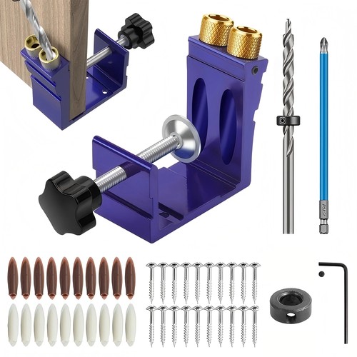 37pcs pocket hole - screw, jig