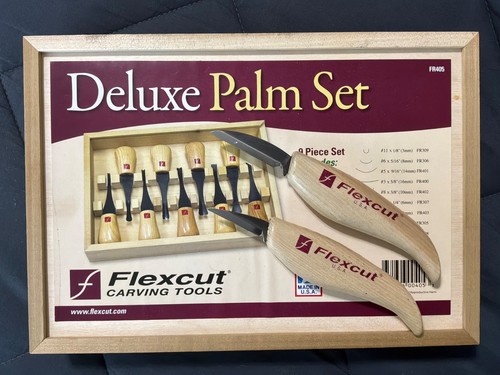 Flexcut deluxe palm gouge - flexcut, set