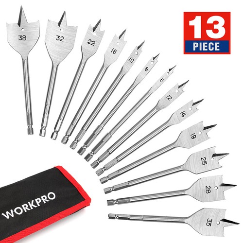 Workpro spade drill bit set - drill,