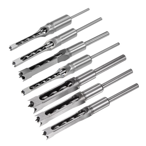 7pcs square hole - 7pcs, bit