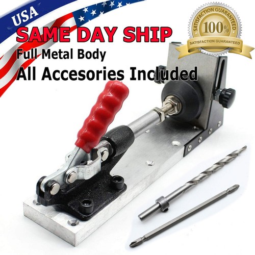 Pocket hole drill jig - hole, joinery